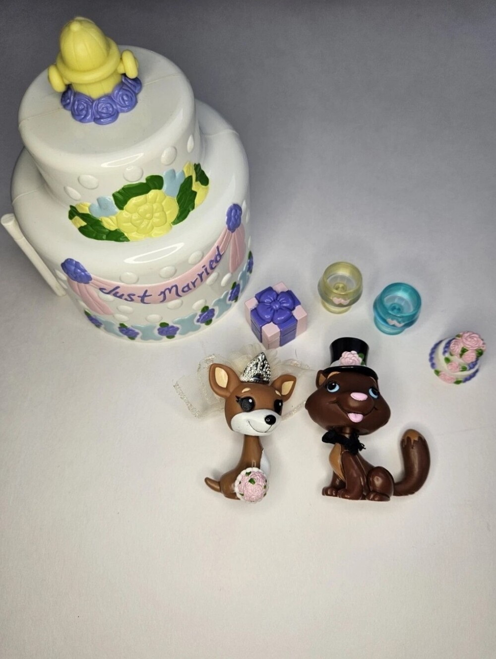 Yummi-Land Flower Pop Girls Bow-Wow Wedding Vow Pet Set